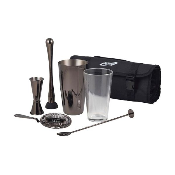 Gun Metal Cocktail Bar Kit 7pcs – Stephens Catering Equipment Ltd