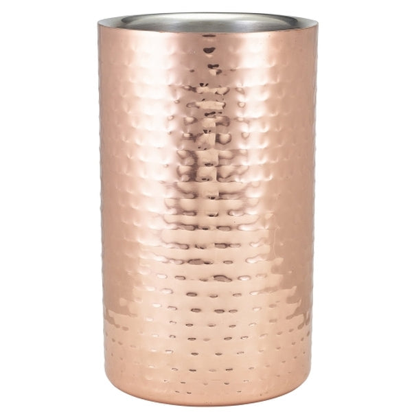 GenWare Hammered Copper Plated Wine Cooler pack of 1