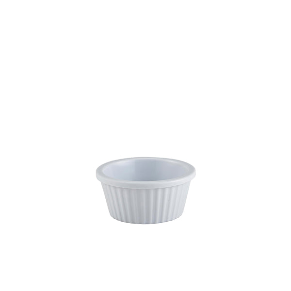 Ramekin 1oz Fluted White pack of 24