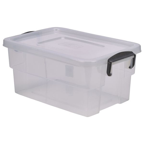 Storage Box 13L W/ Clip Handles pack of 4