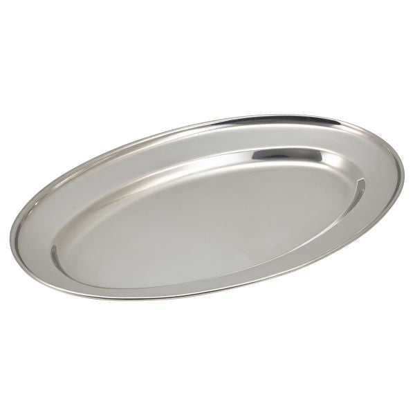 GenWare Stainless Steel Oval Flat 30cm/ 12" pack of 1