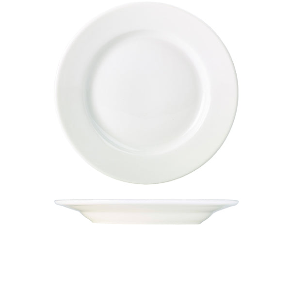 Genware Porcelain Classic Winged Plate 31cm/ 12.25" pack of 6