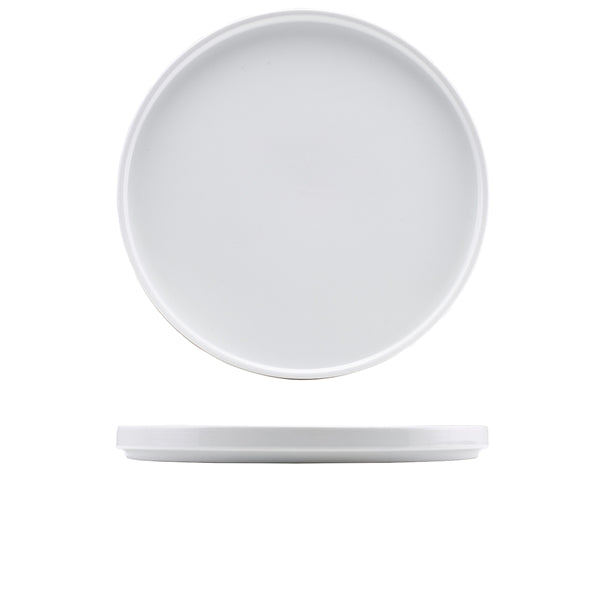 GenWare Porcelain Low Presentation Plate 30cm/ 12" pack of 4