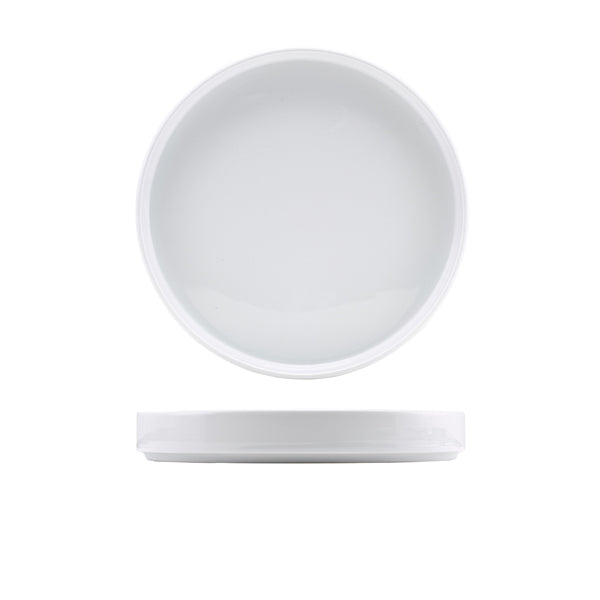 Genware Porcelain Presentation Plate 25cm/ 9.75" pack of 6