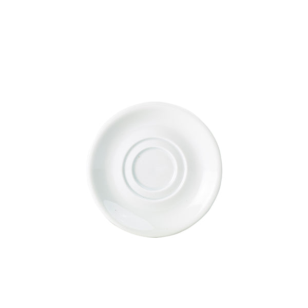 Genware Porcelain Double Well Saucer 15cm/ 6" pack of 6