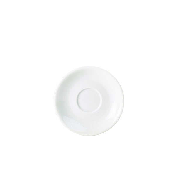 Genware Porcelain Saucer 13.5cm/ 5.25" pack of 6