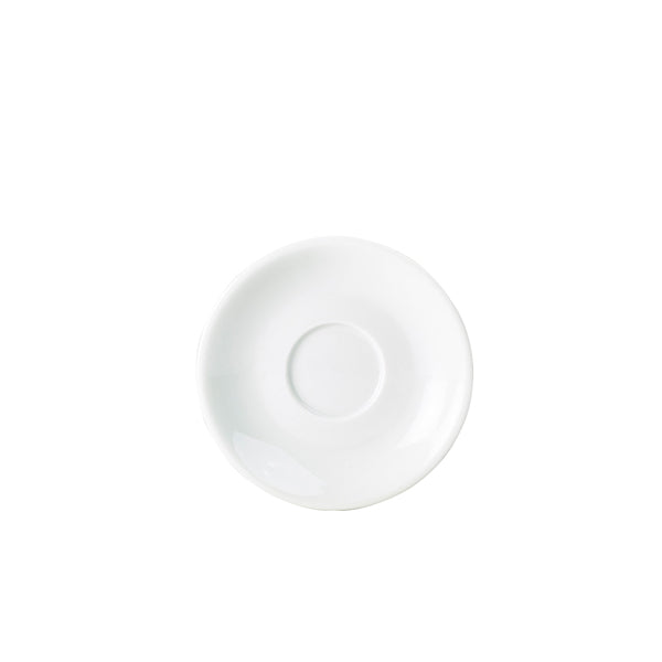 Genware Porcelain Saucer 14.5cm/ 5.75" pack of 6