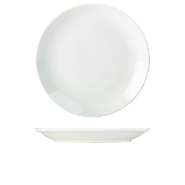 Genware Porcelain Coupe Plate 30cm/ 12" pack of 6