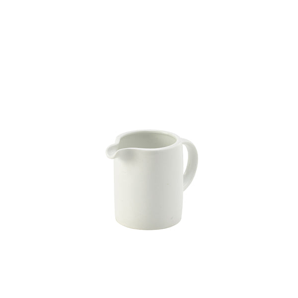 Genware Porcelain Solid Milk Jug 12cl/ 4oz pack of 6