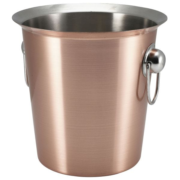 GenWare Copper Plated Wine Bucket With Ring Handles pack of 1