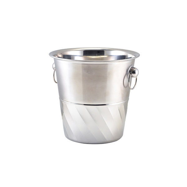 GenWare Stainless Steel Swirl Wine Bucket pack of 1