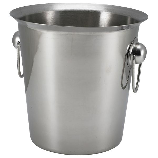 GenWare Stainless Steel Wine Bucket With Ring Handles pack of 1