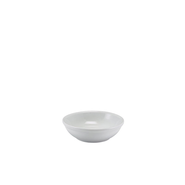 GenWare Porcelain Butter/ Dip Dish 7.8cm/ 3" pack of 12