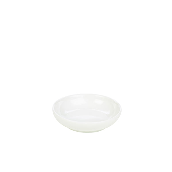 Genware Porcelain Butter Tray 10cm/ 4" pack of 12