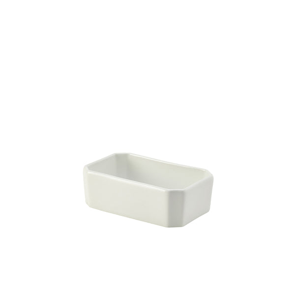 Genware Porcelain Sugar Packet Holder 12 x 7cm/ 4.75 x 2.75" pack of 6