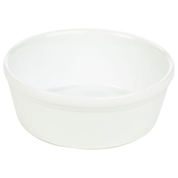 Genware Porcelain Round Pie Dish 14cm/ 5" pack of 6