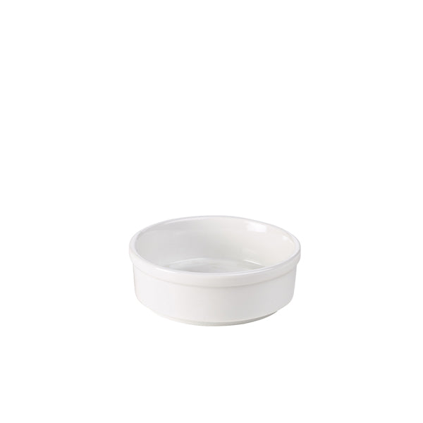 Genware Porcelain Round Dish 10cm/ 4" pack of 6