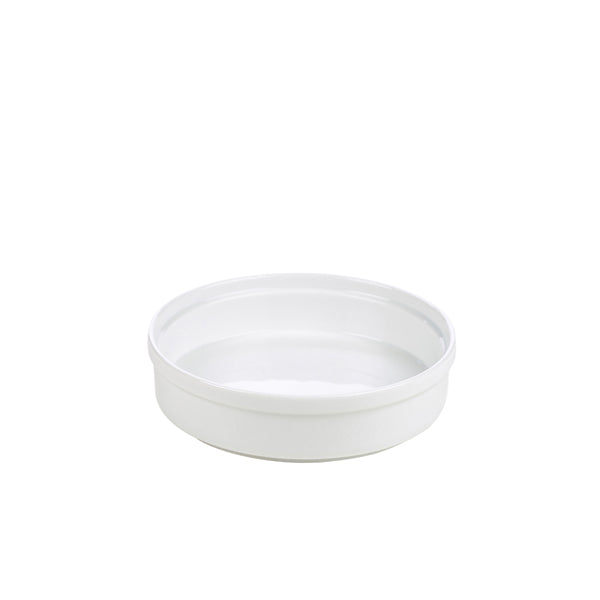 Genware Porcelain Round Dish 13cm/ 5" pack of 12