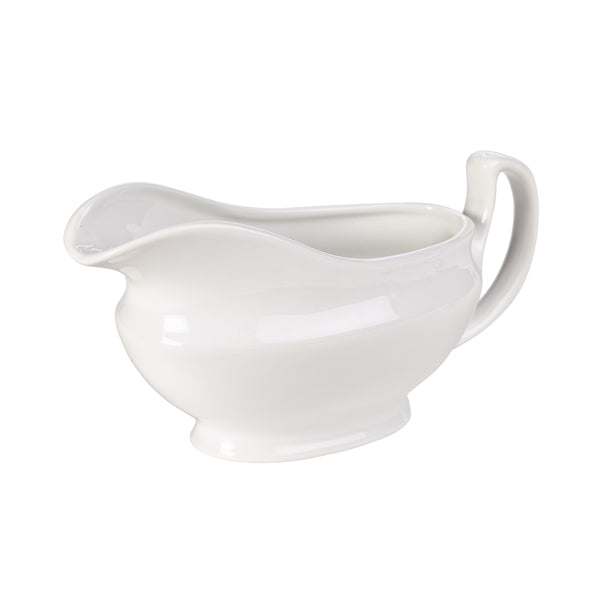 Genware Porcelain Sauce Boat 40cl/ 14oz pack of 6