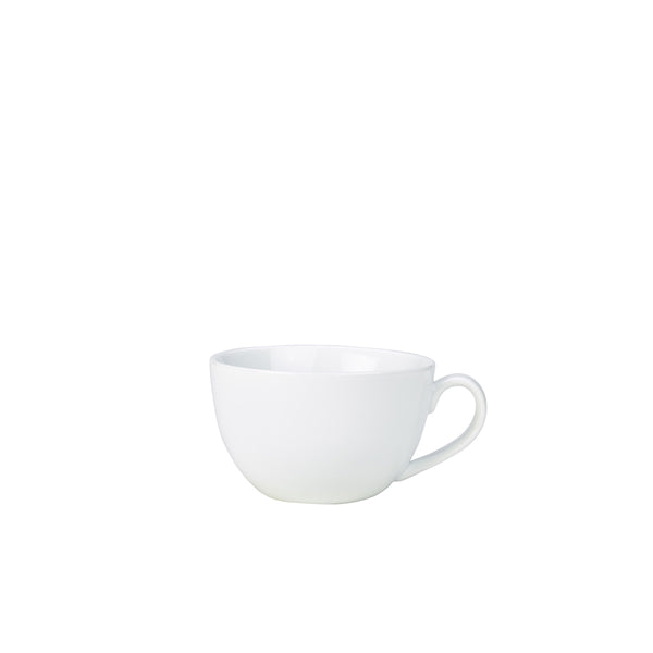 Genware Porcelain Bowl Shaped Cup 17.5cl/ 6oz pack of 6