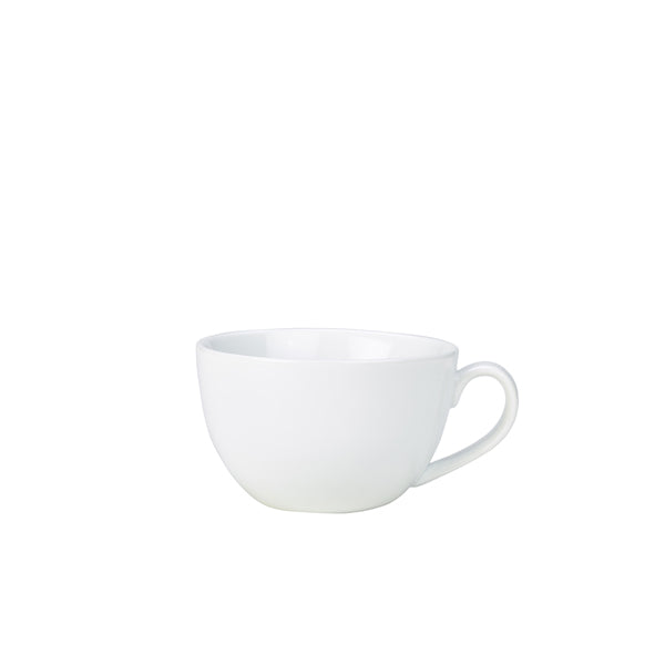 Genware Porcelain Bowl Shaped Cup 23cl/ 8oz pack of 6