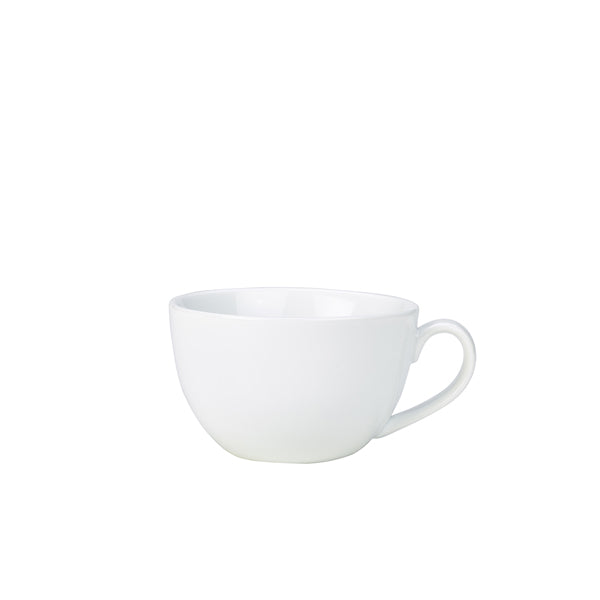 Genware Porcelain Bowl Shaped Cup 25cl/ 8.75oz pack of 6