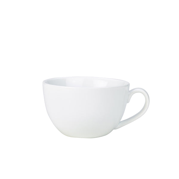 Genware Porcelain Bowl Shaped Cup 34cl/ 12oz pack of 6