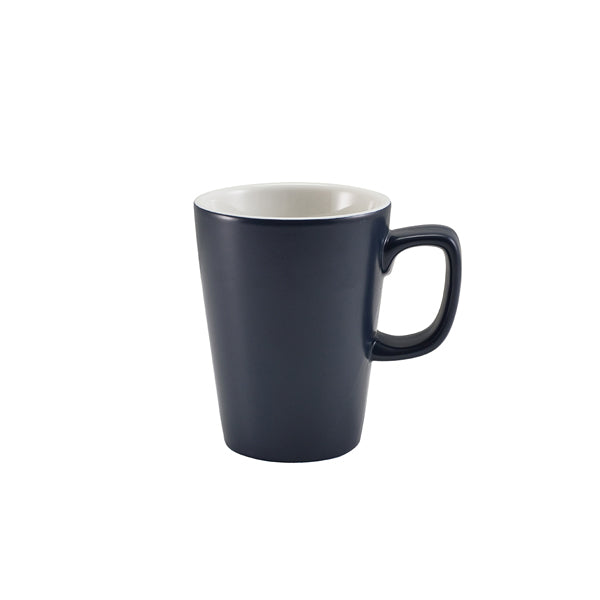 GenWare Porcelain Matt Blue Latte Mug 34cl/ 12oz pack of 6