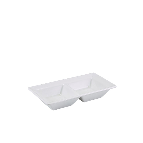 GenWare Porcelain Double Dish 15 x 8cm/ 6 x 3" pack of 6