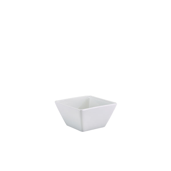 GenWare Porcelain Square Bowl 10.5cm/ 4" pack of 6