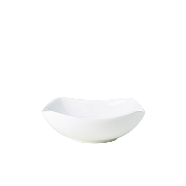 Genware Porcelain Rounded Square Bowl 17cm/ 6.5" pack of 6