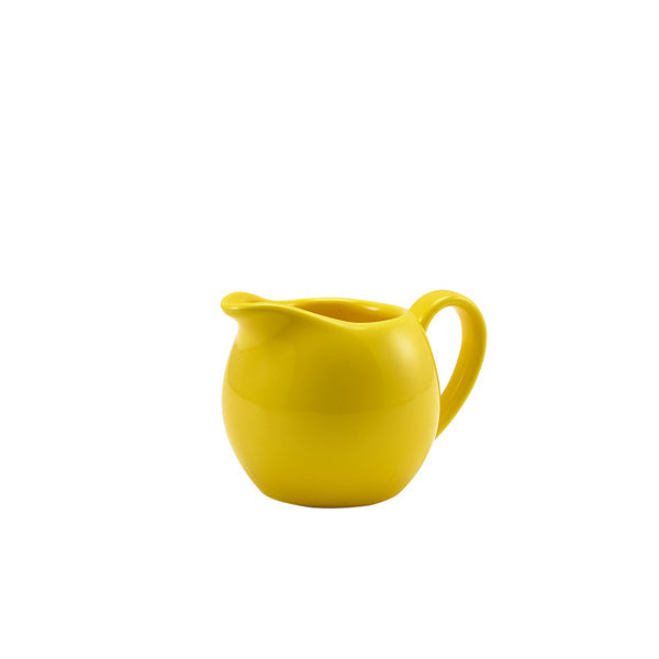 Genware Porcelain Yellow Jug 14cl/ 5oz pack of 6