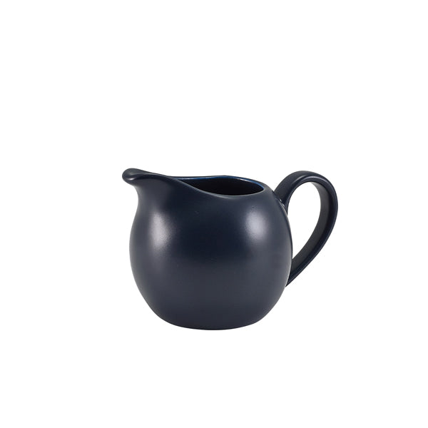 GenWare Porcelain Matt Blue Jug 14cl/ 5oz pack of 6