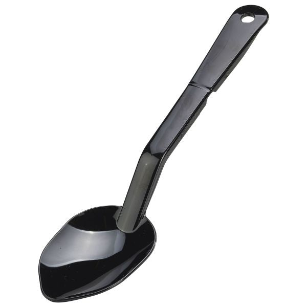 Solid Spoon 11" Black PC pack of 1