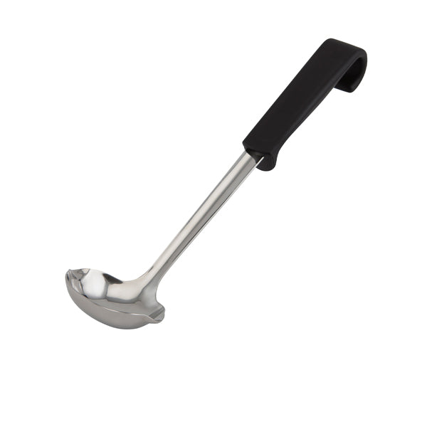 Genware Plastic Handle Sauce Ladle Black pack of 1