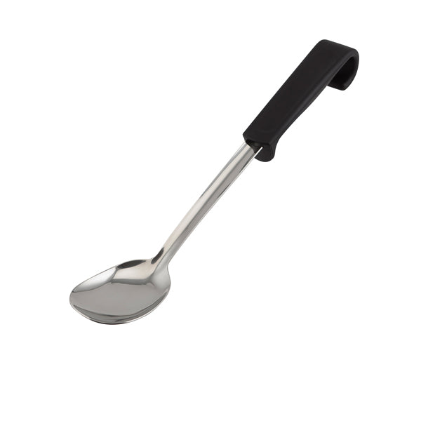 Genware Plastic Handle Small Spoon Black pack of 1