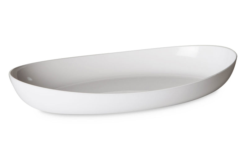 Harfield White Acrylic 38 x 23 x 6cm Server Plate