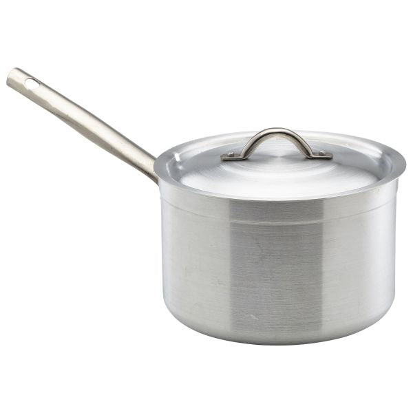 Aluminium Saucepan With Lid 5.5Litre pack of 1