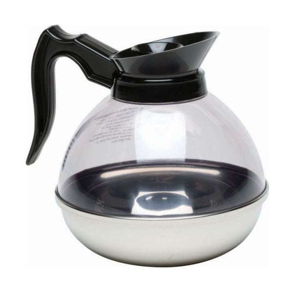 Coffee Decanter Clear Top/ S/ St. Base 1.9L/ 64oz pack of 1