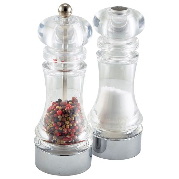 GenWare Clear Pepper Grinder & Salt Shaker Set pack of 1