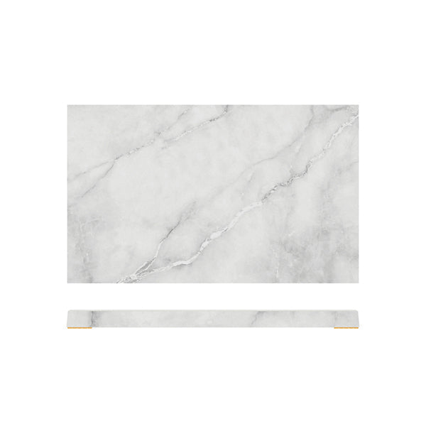 White Marble Agra Melamine GN 1/3 Slab 32.5 x 17.6cm pack of 1