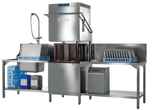 AM900W-10B Hood Type Pass Through Dishwasher