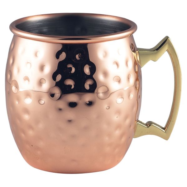 Barrel Copper Mug 40cl/ 14oz Hammered pack of 1