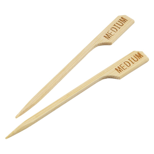 Bamboo Steak Markers 9cm/ 3.5" Medium (100pcs) pack of 1