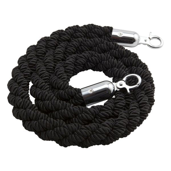 Barrier Rope Black - Use W/ Code BP-RPE pack of 1