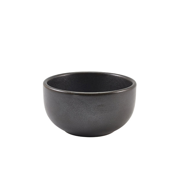 Terra Porcelain Black Round Bowl 11.5cm pack of 6