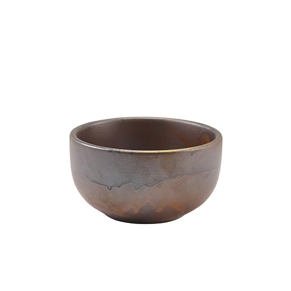 Terra Porcelain Rustic Copper Round Bowl 11.5cm pack of 6