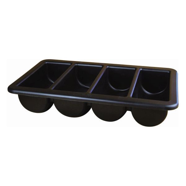 Cutlery Tray/Box 1/1 Black 13" X 21" pack of 1