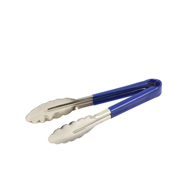 Genware Colour Coded St/St. Tong 31cm Blue pack of 1