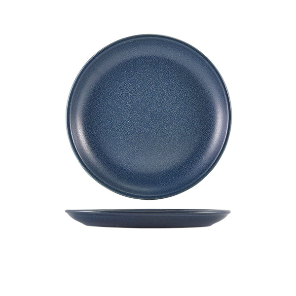 Terra Stoneware Antigo Denim Coupe Plate 19cm pack of 6